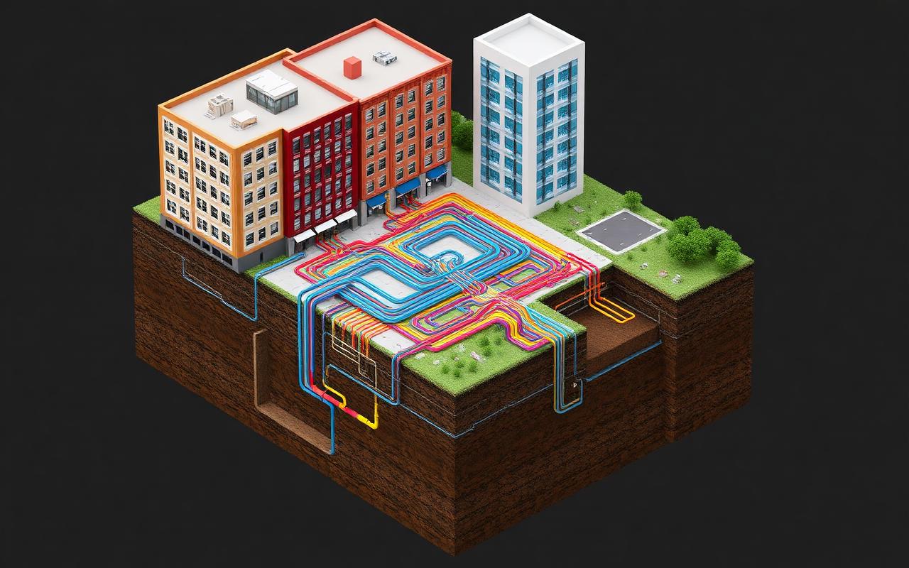 3D model of 8th Ave SW in Calgary, AB
